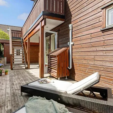 The Terrace House 6 Min From Villa Tønsberg