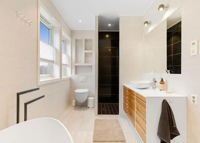 The Terrace House 6 Min From Villa Tønsberg